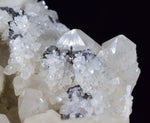 11.5cms HUBNERITE QUARTZ CRYSTALS Mineral Specimen Collector Peru M190