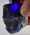 129grams SODALITE ROUGH Bolivia Translucent Dark Blue Premium Ankerite Burbankite Dawsonite Hisingerite Facet Mineral Specimen  P206