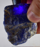 129grams SODALITE ROUGH Bolivia Translucent Dark Blue Premium Ankerite Burbankite Dawsonite Hisingerite Facet Mineral Specimen  P206