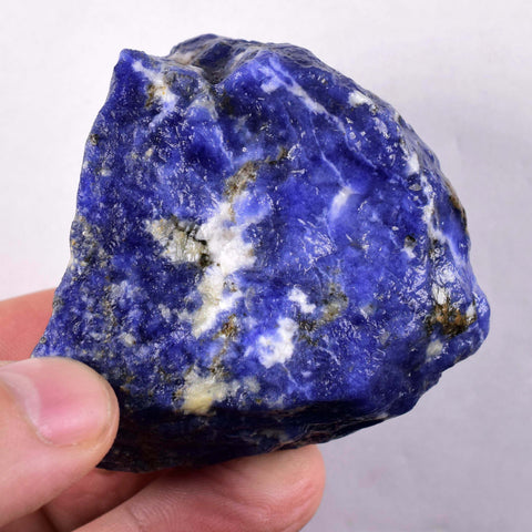 129grams SODALITE ROUGH Bolivia Translucent Dark Blue Premium Ankerite Burbankite Dawsonite Hisingerite Facet Mineral Specimen  P206