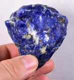 129grams SODALITE ROUGH Bolivia Translucent Dark Blue Premium Ankerite Burbankite Dawsonite Hisingerite Facet Mineral Specimen  P206