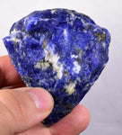 129grams SODALITE ROUGH Bolivia Translucent Dark Blue Premium Ankerite Burbankite Dawsonite Hisingerite Facet Mineral Specimen  P206