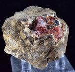 5.1cms RHODOCHROSITE CRYSTALS Peru Manganite 2000 Year Discovery Uchucchacua Mine Gemstone Collector Mineral Specimen R291