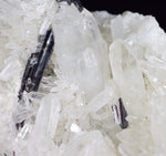 10.5cms HUBNERITE QUARTZ CRYSTALS Mineral Specimen Collector Peru M188