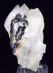10.5cms HUBNERITE QUARTZ CRYSTALS Mineral Specimen Collector Peru M189