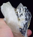 10.5cms HUBNERITE QUARTZ CRYSTALS Mineral Specimen Collector Peru M189