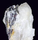 10.5cms HUBNERITE QUARTZ CRYSTALS Mineral Specimen Collector Peru M189