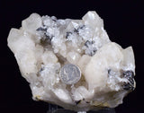 11.5cms HUBNERITE QUARTZ CRYSTALS Mineral Specimen Collector Peru M190
