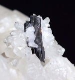 11.5cms HUBNERITE QUARTZ CRYSTALS Mineral Specimen Collector Peru M190