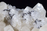 11.5cms HUBNERITE QUARTZ CRYSTALS Mineral Specimen Collector Peru M190
