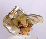 3.2cms GEMMY BARITE CRYSTALS Peru Golden Brown Shiny Translucent Mineral Specimen F333