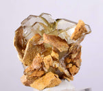 3.5cms GEMMY BARITE CRYSTALS Peru Golden Brown Shiny Translucent Mineral Specimen F337