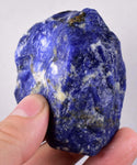 129grams SODALITE ROUGH Bolivia Translucent Dark Blue Premium Ankerite Burbankite Dawsonite Hisingerite Facet Mineral Specimen  P206