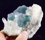 11cms FLUORITE QUARTZ Alien It Looks Like ET Face with Eyes and Cigar Peru Crystals Fluorescent Collector Suiseki 水石 Mineral Specimen