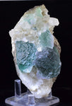 11cms FLUORITE QUARTZ Alien It Looks Like ET Face with Eyes and Cigar Peru Crystals Fluorescent Collector Suiseki 水石 Mineral Specimen