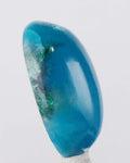 8.5carats GEM SILICA CHRYSOCOLLA Emeraldine Chalcedony Lily Mine Peru Cabochon Quartz Malachite Color Jade Color B844