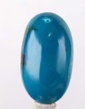 8.5carats GEM SILICA CHRYSOCOLLA Emeraldine Chalcedony Lily Mine Peru Cabochon Quartz Malachite Color Jade Color B844