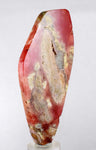 10.2cms RHODOCHROSITE QUARTZ PYRITE Peru Sculpture Slab Polished Art Decoration Jewelry Translucent Pendant Banded Mineral Specimen R327