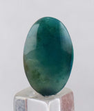 8.5 carats BLUE CHALCEDONY QUARTZ Green Peru Cabochon Pendant Emerald Color Jade Color B868