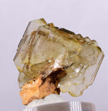 3.2cms GEMMY BARITE CRYSTALS Peru Golden Brown Shiny Translucent Mineral Specimen F333