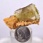 4cms GEMMY BARITE CRYSTALS Peru Golden Brown Shiny Translucent Mineral Specimen F335
