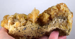 14cms GOLDEN SELENITE CRYSTALS Cluster Fish Tail Peru Yellow Gypsum Mineral Specimen T338