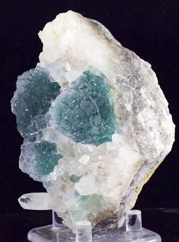 11cms FLUORITE QUARTZ Alien It Looks Like ET Face with Eyes and Cigar Peru Crystals Fluorescent Collector Suiseki 水石 Mineral Specimen