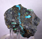 10cms DRUZY CHRYSOCOLLA STALACTITE Cuprite Peru Mineral Specimen D203
