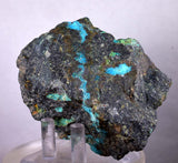 10cms DRUZY CHRYSOCOLLA STALACTITE Cuprite Peru Mineral Specimen D203