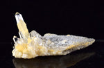 7.5cms WAVELLITE QUARTZ CRYSTALS Bolivia Potosi Spheres Vauxite Collector Yellow Rare Phosphate Mineral Specimen X4