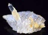 7.5cms WAVELLITE QUARTZ CRYSTALS Bolivia Potosi Spheres Vauxite Collector Yellow Rare Phosphate Mineral Specimen X4