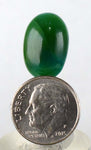 9carats GEM SILICA CHRYSOCOLLA Emeraldine Chalcedony Lily Mine Peru Cabochon Quartz Malachite Emerald Color Jade Color B846