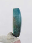 6 carats BLUE CHALCEDONY QUARTZ Green Peru Cabochon Pendant Emerald Color Jade Color B869