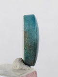 6 carats BLUE CHALCEDONY QUARTZ Green Peru Cabochon Pendant Emerald Color Jade Color B869