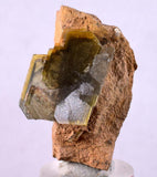 4.1cm Golden BARITE CRYSTALS Peru Translucent Mineral Specimen F357