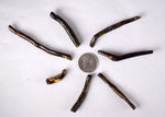 Lot 7 GOLDEN BLACK CORALS Polished Peru Natural Branch Sea Genuine for Pendant Beads Jewelry Cabochon VE76
