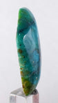 52cts GEM SILICA CHRYSOCOLLA Emeraldine Chalcedony Peru Cabochon Quartz Emerald Color Jade Color B876