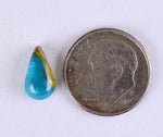 1.5carats GEM SILICA CHRYSOCOLLA Emeraldine Chalcedony Lily Mine Peru Cabochon Quartz Malachite Emerald Color Jade Color B878