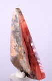 5.7cms RHODOCHROSITE QUARTZ PYRITE Peru Sculpture Slab Polished Art Decoration Jewelry Translucent Pendant Banded Mineral Specimen R333