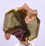 3.9cm Golden BARITE CRYSTALS Peru Translucent Mineral Specimen F353