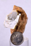 4.1cm Golden BARITE CRYSTALS Peru Translucent Mineral Specimen F357