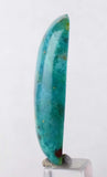 52cts GEM SILICA CHRYSOCOLLA Emeraldine Chalcedony Peru Cabochon Quartz Emerald Color Jade Color B876