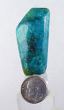 52cts GEM SILICA CHRYSOCOLLA Emeraldine Chalcedony Peru Cabochon Quartz Emerald Color Jade Color B876