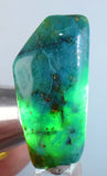 52cts GEM SILICA CHRYSOCOLLA Emeraldine Chalcedony Peru Cabochon Quartz Emerald Color Jade Color B876