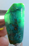 52cts GEM SILICA CHRYSOCOLLA Emeraldine Chalcedony Peru Cabochon Quartz Emerald Color Jade Color B876