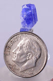 3.5carats GEM TANZANITE CRYSTAL Zoisite High Yield Gemstone  Merelani Hills Tanzania Unheated Terminated Mineral Specimen T345