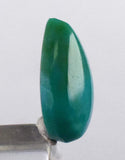 6carats GEM SILICA CHRYSOCOLLA Emeraldine Chalcedony Lily Mine Peru Cabochon Quartz Malachite Emerald Color Jade Color B884