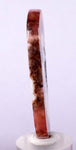 5.8cms RHODOCHROSITE QUARTZ Peru Sculpture Slab Polished Art Decoration Jewelry Translucent Pendant Banded Mineral Specimen R334
