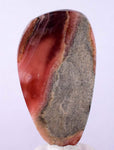 5.6cms RHODOCHROSITE QUARTZ Peru Sculpture Slab Polished Art Decoration Jewelry Translucent Pendant Banded Mineral Specimen R341