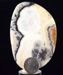 7.5cms ARAGONITE  Cuprite Sculpture Slab Polished Art Decoration Jewelry Translucent Pendant Mineral Specimen C875